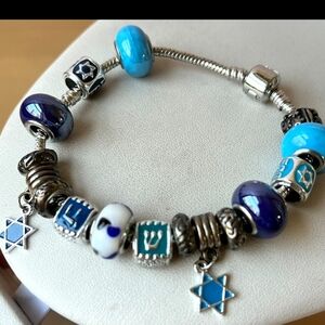 Star Of David Charm Bracelet